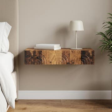 vidaXL Wandgemonteerde Zijtafel 87,5 x 34,5 x 17 cm Bewerkt, Huis en Inrichting, Verzenden, Nieuw