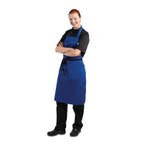 Whites halterschort kobaltblauw | Polyester/Katoen |, Verzenden
