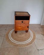 Table de chevet - Bois - intérieur rond en porcelaine