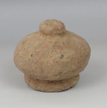 Etruscan Aardewerk Anatomisch votiefmodel van een borst