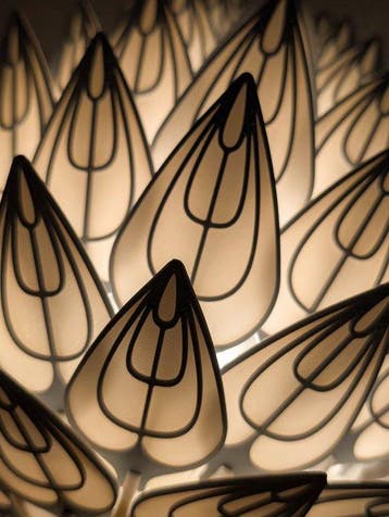 Lampe de table - abdos - LOTUS BLOOM