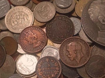 Wereld. Large lot of World Coins, 1800 to présent. (Zonder