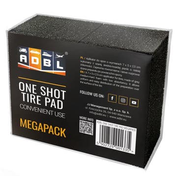 ADBL One Shot Tire Pad - Bandendressing Applicator Megapack, Verzenden