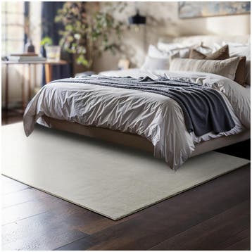 Kortpolig vloerkleed Soft Zone - 120 x 170 cm, crème, Verzenden