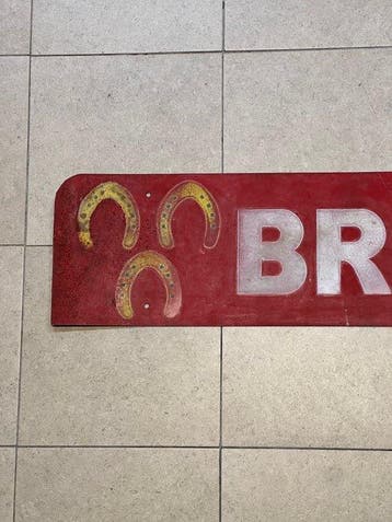 Breda Bier XXL - Reclamebord - Metaal