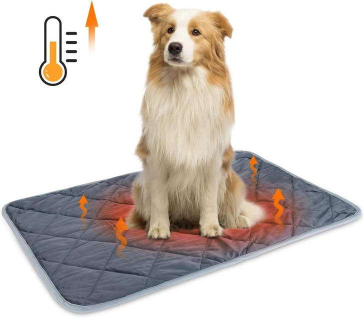 Vetbed Hond – Hondenmat - Warmtedeken Hond - 88x58 cm – Donk, Dieren en Toebehoren, Hondenmanden, Nieuw, Verzenden
