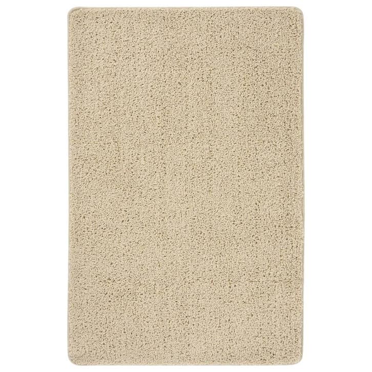 vidaXL Vloerkleed shaggy anti-slip 200x290 cm crèmekleurig, Huis en Inrichting, Stoffering | Tapijten en Vloerkleden, Nieuw, Verzenden