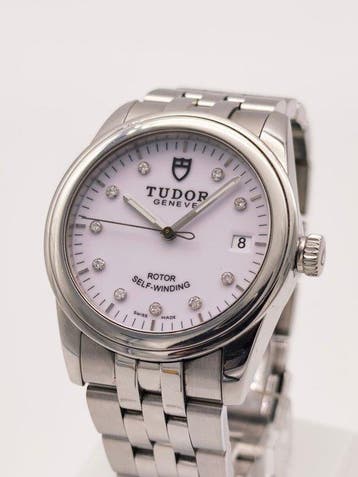Tudor - Glamour Date 36mm Diamond Dial - 55000 - Unisex -