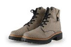 Rieker Veterboots in maat 41 Beige, Kleding | Dames, Schoenen, Verzenden, Beige, Overige typen, Zo goed als nieuw