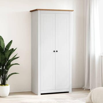 vidaXL Kledingkast Panama Range 80x50x171,5 cm massief, Huis en Inrichting, Kasten | Kleerkasten, Verzenden, Nieuw