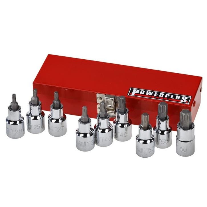 Torx doppenset 9 delig met 1/2 aansluiting, Bricolage & Construction, Boîtes à outils, Enlèvement ou Envoi