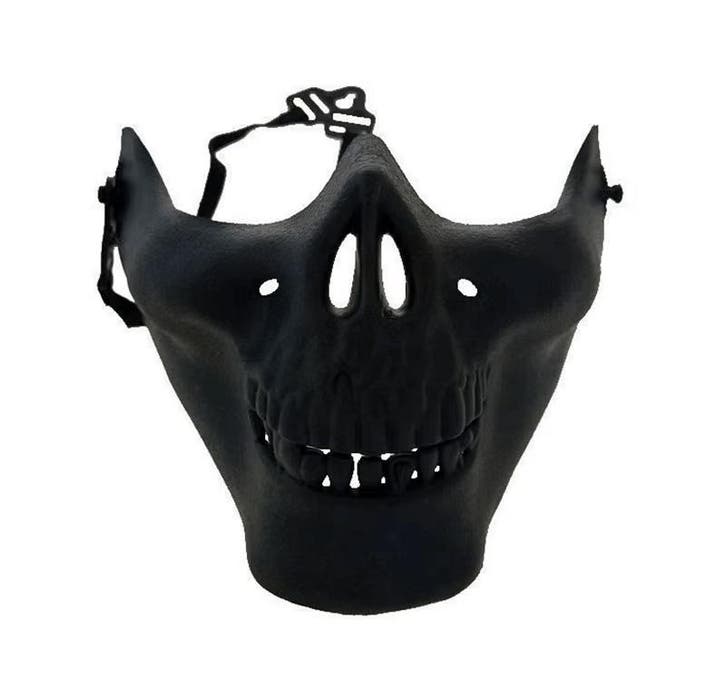 Horror Masker  Zwart, Kleding | Heren, Carnavalskleding en Feestkleding, Nieuw, Verzenden