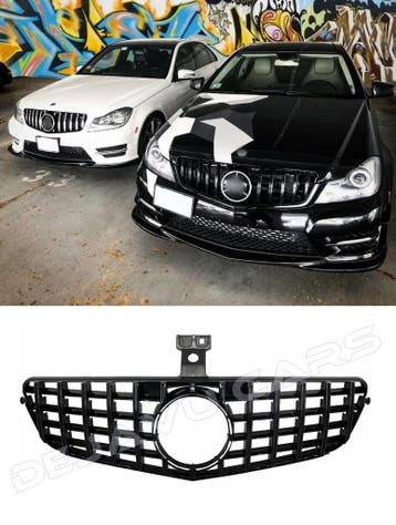 GT-R Panamericana Look Front Grill voor Mercedes Benz C-Klas, Ophalen of Verzenden