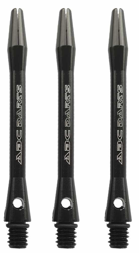 ABC Darts – Aluminium Zwart – 3 sets (Dart Shafts), Sport en Fitness, Darts, Shafts, Nieuw, Ophalen of Verzenden