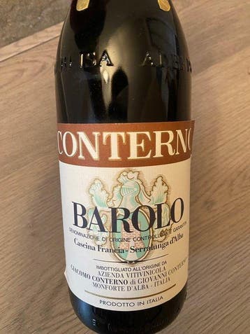 1999 Giacomo Conterno, Francia - Barolo - 1 Fles (0,75, Nieuw