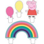 Peppa Pig Kaarsjes 4st, Verzenden
