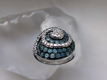 Zilver - Ring - Art Nouveau-stijl