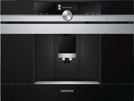 Siemens espresso volautom. - edelstaal -  gebruikt, Electroménager, Accessoires de machine à café, Enlèvement