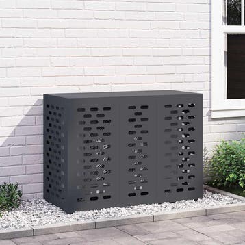 vidaXL Air Conditioner Hoes Antraciet 110 x 50 x 80 cm Staal, Verzenden, Nieuw