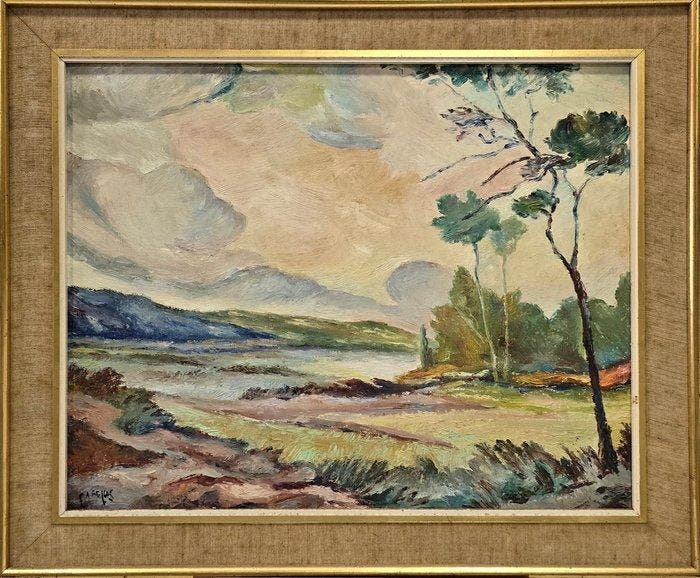 Jordi Cañellas (1953) - La orilla, Antiek en Kunst, Kunst | Schilderijen | Klassiek