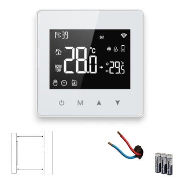 Wifi Opbouw Thermostaat met Touchscreen voor C.V. Installati, Bricolage & Construction, Thermostats, Verzenden
