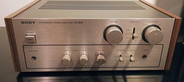 Sony - TA-1630 - Solid state geïntegreerde versterker, TV, Hi-fi & Vidéo, Radios