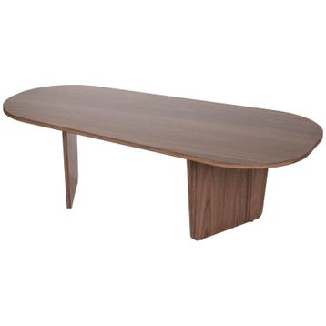 Evila Modern Coffee Table, Venezia Walnut, 130 X 65 X 40 Cm, Verzenden, Nieuw, 100 tot 150 cm, Scandinavisch