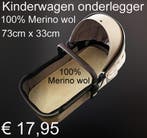 100% MERINO WOL WOLLEN 73cm x 33cm wagen onderlegger €17,95, Verzenden, Nieuw