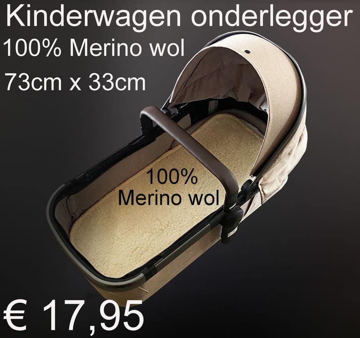 100% MERINO WOL WOLLEN 73cm x 33cm wagen onderlegger €17,95, Enfants & Bébés, Berceaux & Lits, Envoi