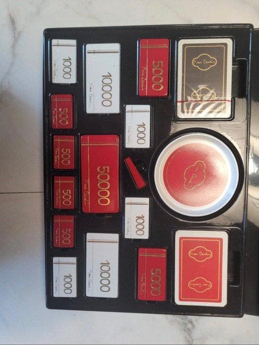 Pokerset - RARE & NEW Vintage Poker Set - Cardin - Cards -, Antiek en Kunst, Curiosa en Brocante