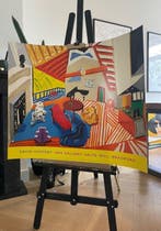 David Hockney - Montcalm Interior at 7 oclock, copyright