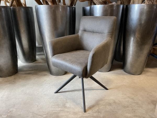 Veiling - Eetkamerstoel Turner (set van 6) Microvezel stof -, Huis en Inrichting, Stoelen, Nieuw