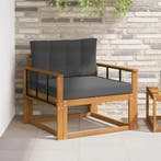 vidaXL Buiten Midden Sofa Naturel, Verzenden, Nieuw