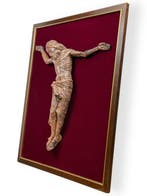 Oscar Moretti - sculptuur, Corpus Christi - 36 cm - Keramiek