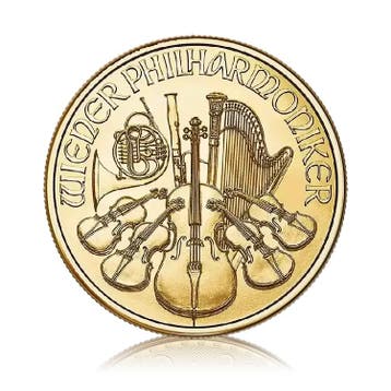 Gouden Wiener Philharmoniker munt 2026 1/10 troy ounce