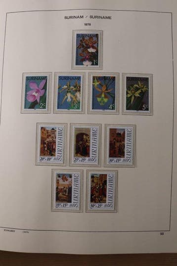 République du Suriname 1975/1999 - Collection complète dans, Gestempeld