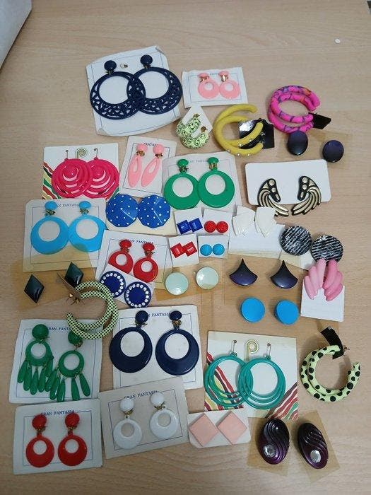 Themacollectie - Oorbellen - vintage, Antiquités & Art, Antiquités | Jouets