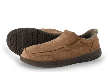 Skechers Pantoffels in maat 44 Cognac, Verzenden, Pantoffels of Sloffen