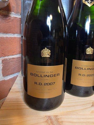 2007 Bollinger, R.D. 2007 - Champagne Brut - 3 Flessen (0.75, Nieuw