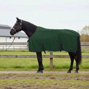 vidaXL Paardendeken Volledig Donkergroen 145 cm Polyester, Verzenden, Nieuw
