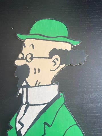 Tintin Porte Manteau Tintin Tournesol - Trousselier - 1993, Nieuw