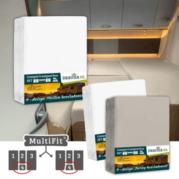 Textielpakket  4 delig met midden matras -2 hoeslakenset(4, Huis en Inrichting, Slaapkamer | Beddengoed, Nieuw, Eenpersoons, Wit