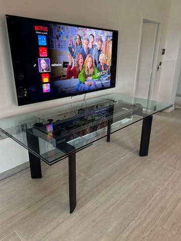 Roche Bobois - Tafel - Glas, Staal - Tafel astrolab Roche