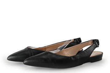 Manfield Slingbacks in maat 39 Zwart, Kleding | Dames, Verzenden, Zwart, Manfield, Gedragen