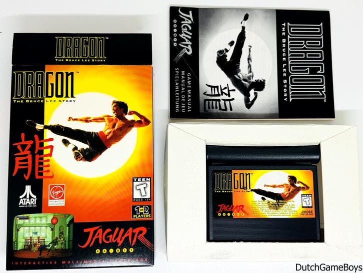 Atari Jaguar - Dragon - The Bruce Lee Story, Games en Spelcomputers, Spelcomputers | Atari, Gebruikt, Verzenden