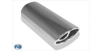 FOX Laspijp type 33 106x71 mm / lengte: 300 mm - ovaal / opg, Verzenden, Nieuw