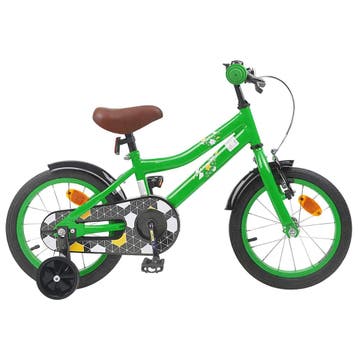 vidaXL Kinderfiets 14 Inch voor 3-5 jaar oud Groen, Verzenden, Nieuw