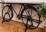 Wandtafel - IJzer, Hout - Fietsconsole