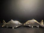 Poissons sculpturales - Servethouders (2) - Verzilverd