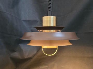 Vitrika - Plafondlamp - Poedergecoat staal, Messing -